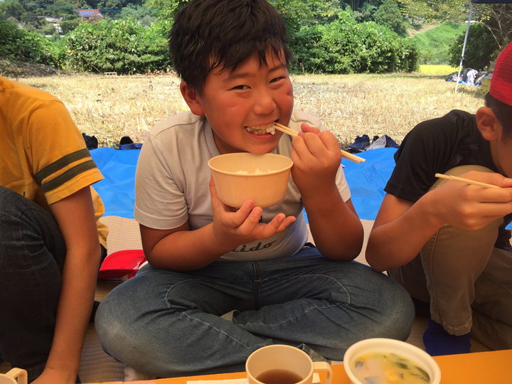 唐津市の棚田で育ったお米の美味しさにビックリする子どもも多いそう
