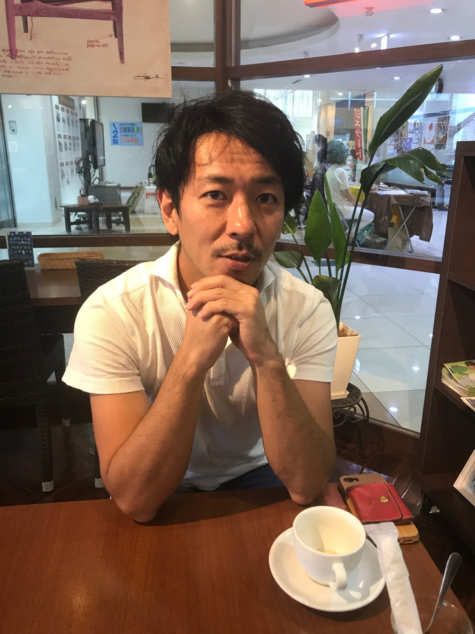 小田切さんはJCCに入社するため、5年間お世話になった会社を退職、家族の反対を押し切り、東京から唐津へと移住してきた